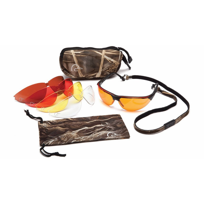 Ducks Unlimited Shooting Eyewear Kit With 5 Anti-Fog Lens Options