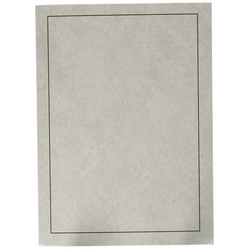 Cardboard Photo Folder for a 5x7 Photo (Pack 0f 100) Light Gray