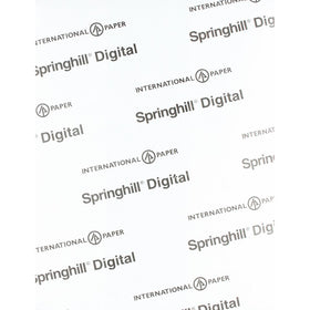 Springhill, Digital Vellum Bristol Cover Green, 67lb, Letter, 8.5 x 11, 250 Sheets / 1 Ream, (046000R) Made In The USA