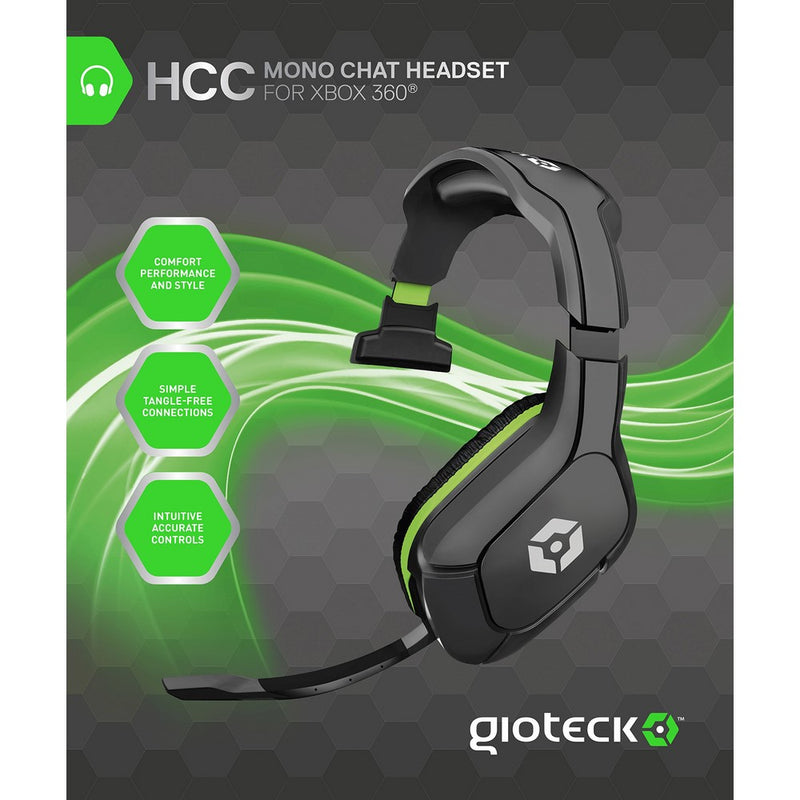 Gioteck HCC Wired Mono Chat Headset - Xbox 360
