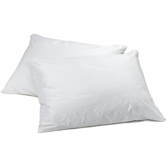 AllerEase Allergen Barrier Pillow Protectors – Waterproof Zippered Pillow Protectors, Allergist Recommended, Prevent Collection of Dust Mites and Other Allergens, King Sized, Set of 2