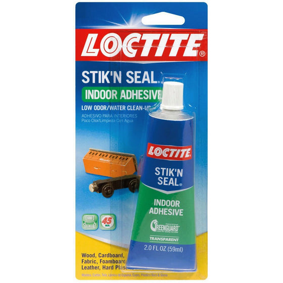 Loctite Stik 'n Seal Indoor Adhesive 2-Ounce Tube (212220)