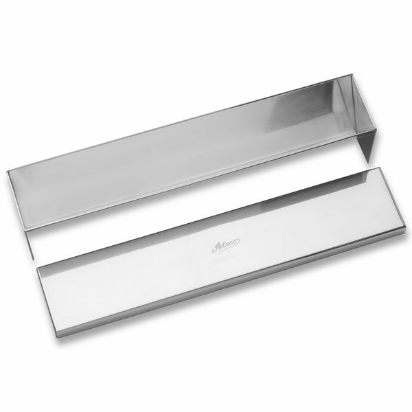 Ateco 4922 Stainless Steel Terrine Mold with Cover, Cone Shaped Bottom, 11.75 by 2.25-Inches