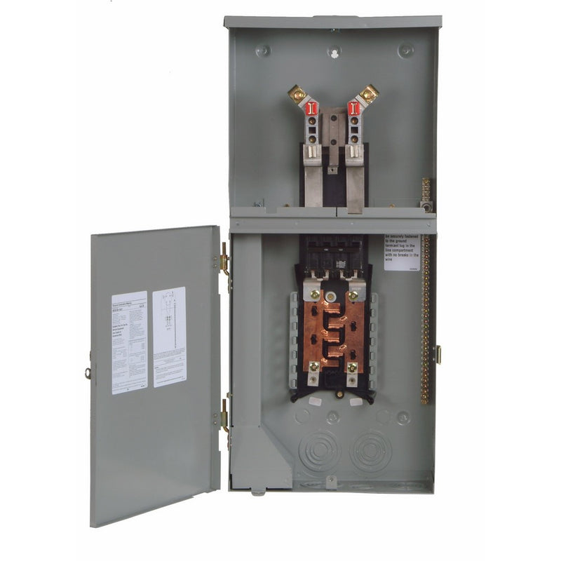 Siemens MC0816B1200RCT 8 Space, 16 Circuit, 200-Amp Main Breaker Meter Combination With A Ringless Cover