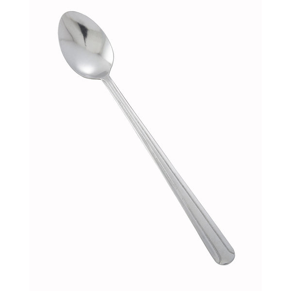 Winco 0001-02 12-Piece Dominion Iced Teaspoon Set, 18-0 Stainless Steel