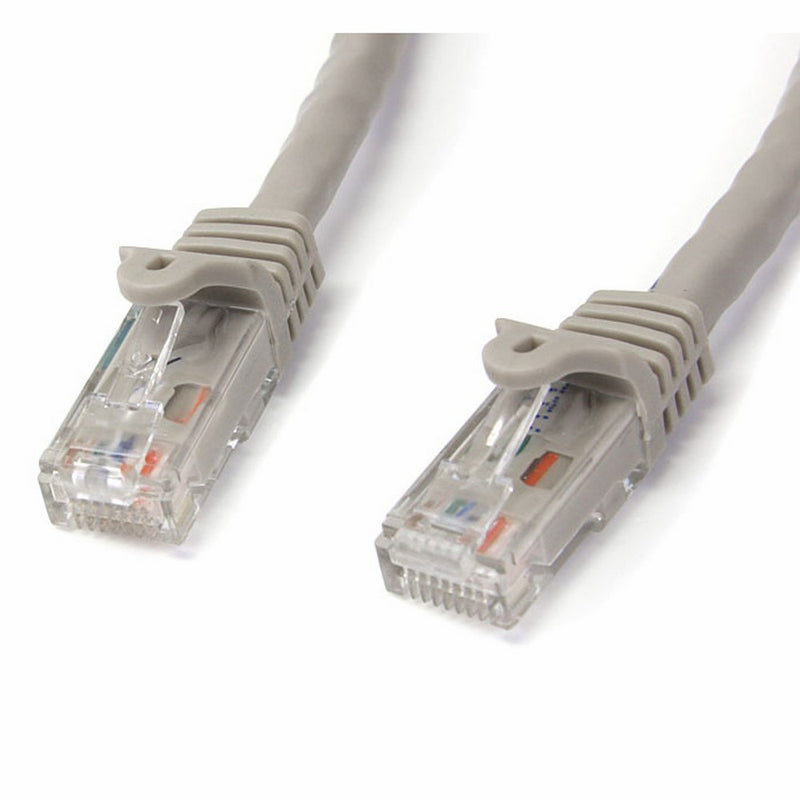 StarTech.com N6PATCH10GR Cat6 Patch Cable with Snagless RJ45 Connectors - 10 ft, Gray