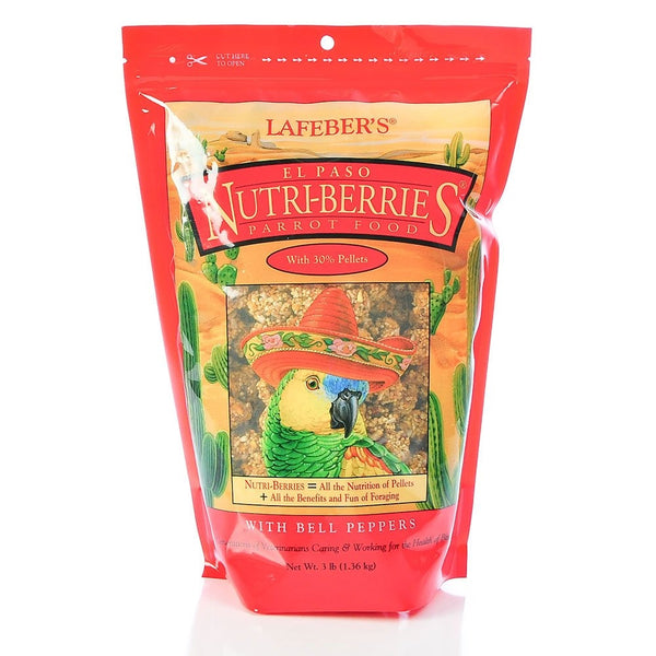 Lafeber Company Gourmet El Paso Nutri-Berries for Parrots, 3-Pound