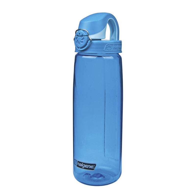 Nalgene Tritan On The Fly Water Bottle, Blue with Glacial Blue, 24Oz