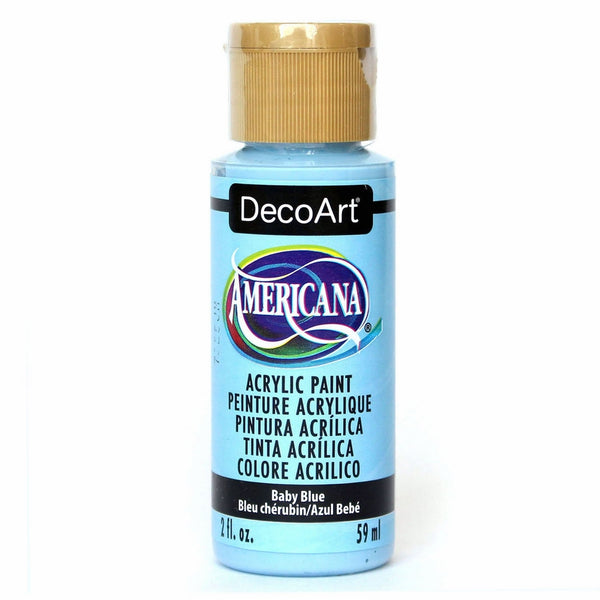 DecoArt Americana Acrylic Paint, 2-Ounce, Baby Blue