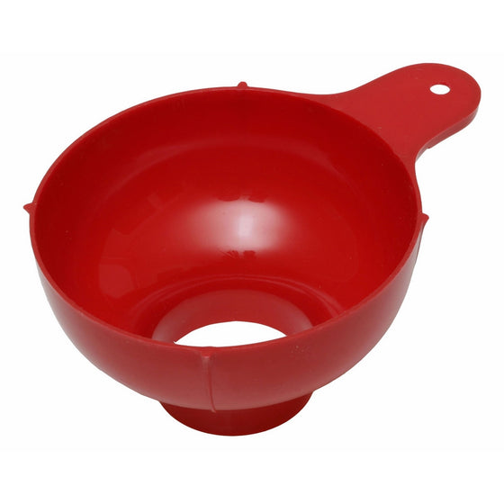 Canning Funnel, Red Plastic, by VICTORIO VKP1001