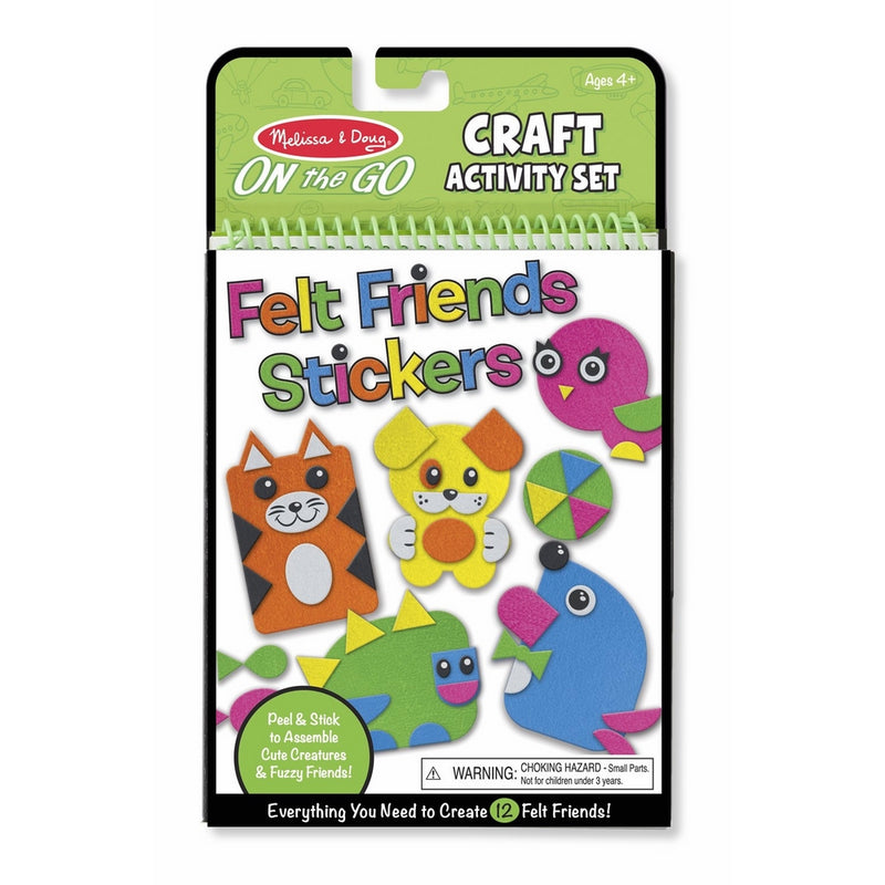 Melissa & Doug On the Go Felt Friends Craft Activity Set With 188 Felt Stickers