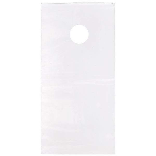 Uline 6" x 12" 1.5 mil Clear Doorknob Bags, 100 Pack, Literature Drop Bags (S-2176)