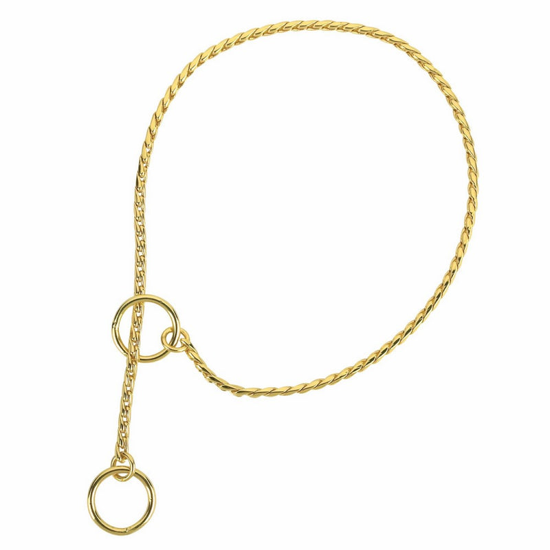 Guardian Gear X-Fine Gold Snake-Chain Dog Collar, 16"