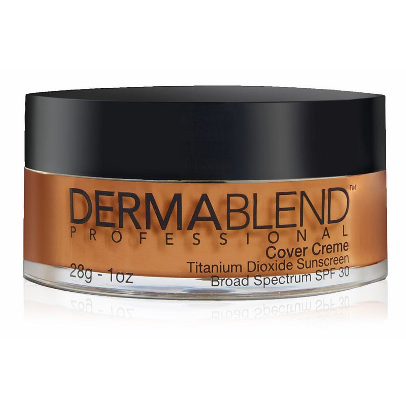 Dermablend Cover Creme Full Coverage Foundation Makeup with SPF 30, 65W Golden Bronze, 1 Oz.