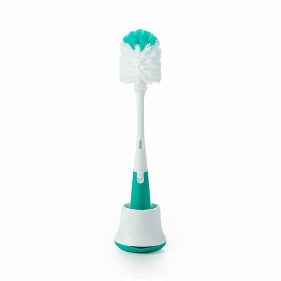 OXO Tot Bottle Brush with Nipple Cleaner and Stand, Teal