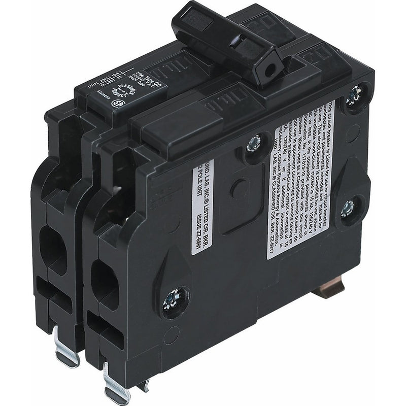 Siemens D250 Circuit Breaker, QO Replacement, 50 Amp, Double Pole
