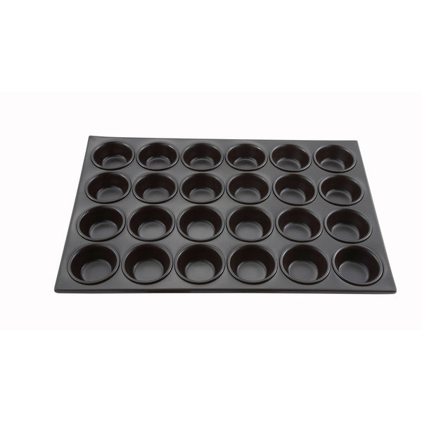 Winco AMF-24NS 24-Cup Non-Stick Muffin and Cake Pan, Aluminum