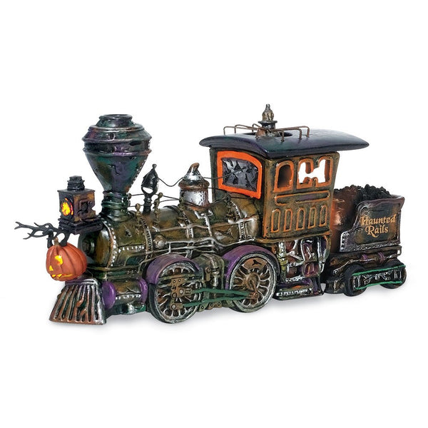 Department 56 Snow Village Halloween Haunted Rails Engine Accessory Figurine