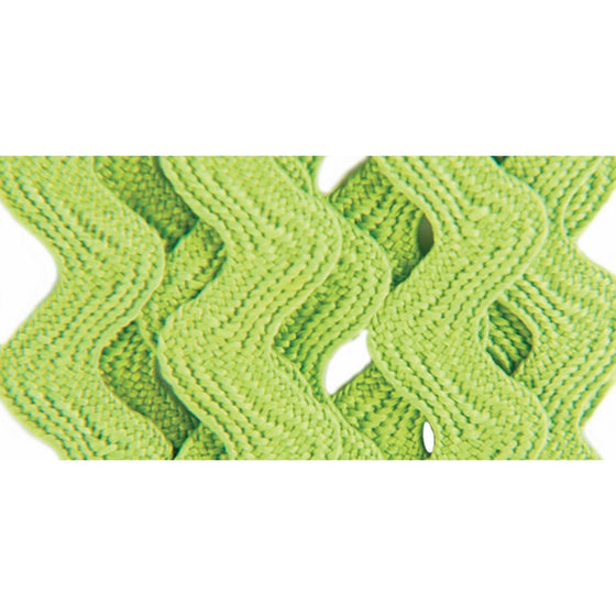 Wrights 117-401-922 Polyester Rick Rack Trim, Leaf Green, Medium, 2.5-Yard
