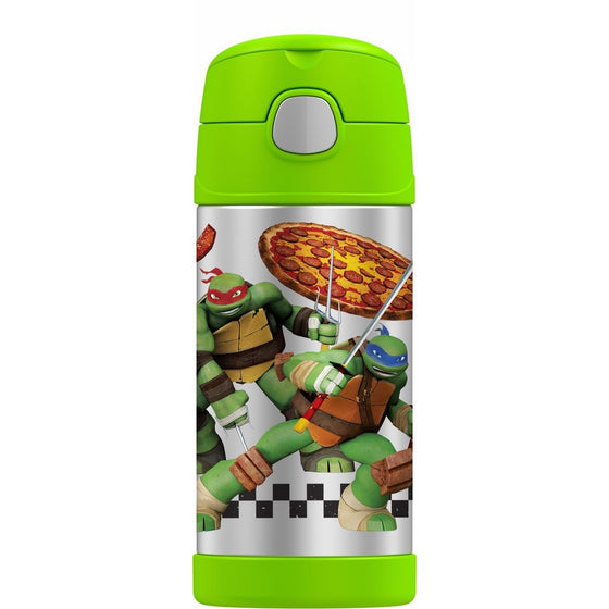 Thermos Funtainer 12 Ounce Bottle, Teenage Mutant Ninja Turtles