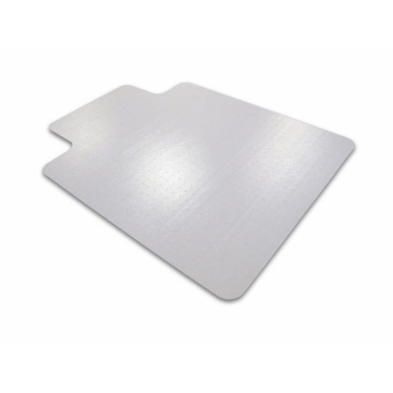 Cleartex Ultimat Chair Mat, Clear Polycarbonate, For Low/Medium Pile Carpets up to 1/2", Rectangular with Lip, 35" x 47" (FC118923LR)