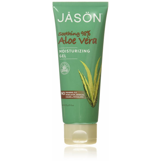 JASON Soothing 98% Aloe Vera Gel, 4 oz. (Packaging May Vary)