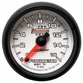 Auto Meter 7544 Phantom II Electric Pyrometer Gauge Kit