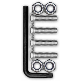 Cruiser Accessories 81300 Locking Fasteners License Plate Frame Hardware, Metric-Stainless Star Pin