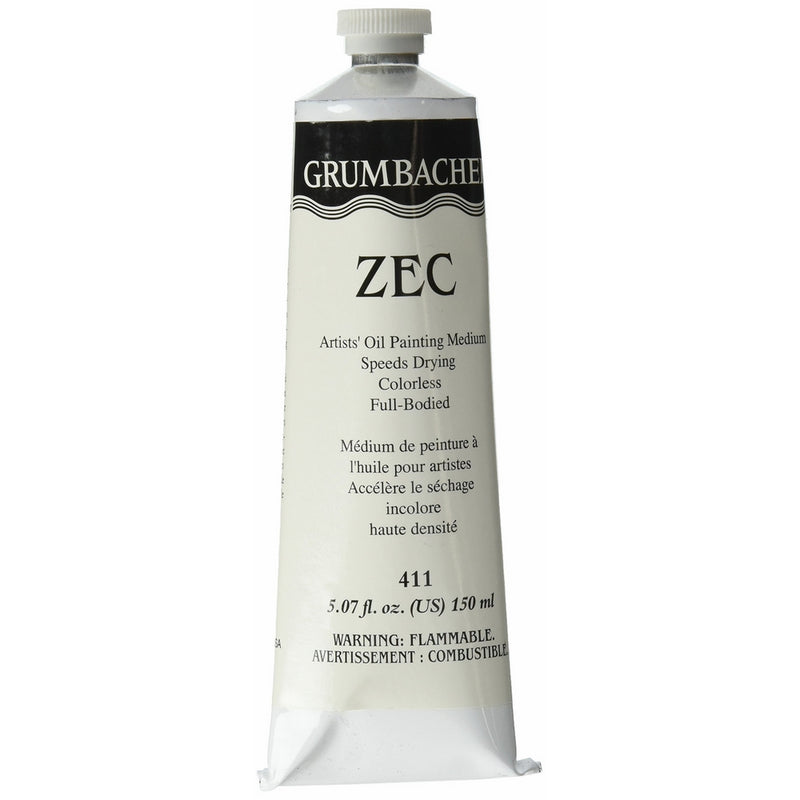 Grumbacher ZEC Drying Medium for Oil Paints, 5.07 oz Tube