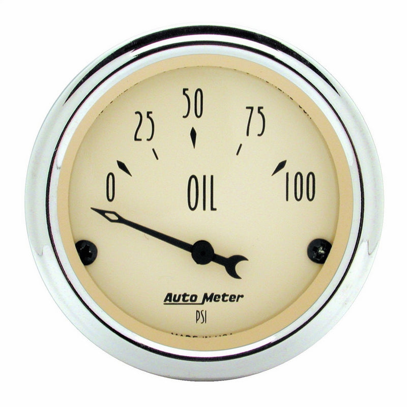 Auto Meter 1827 Antique Beige Oil Pressure Gauge