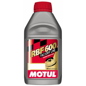 Motul 8068HL-12PK RBF 600 Factory Line Dot-4 100 Percent Synthetic Racing Brake Fluid - 500 ml, (Case Pack of 12)