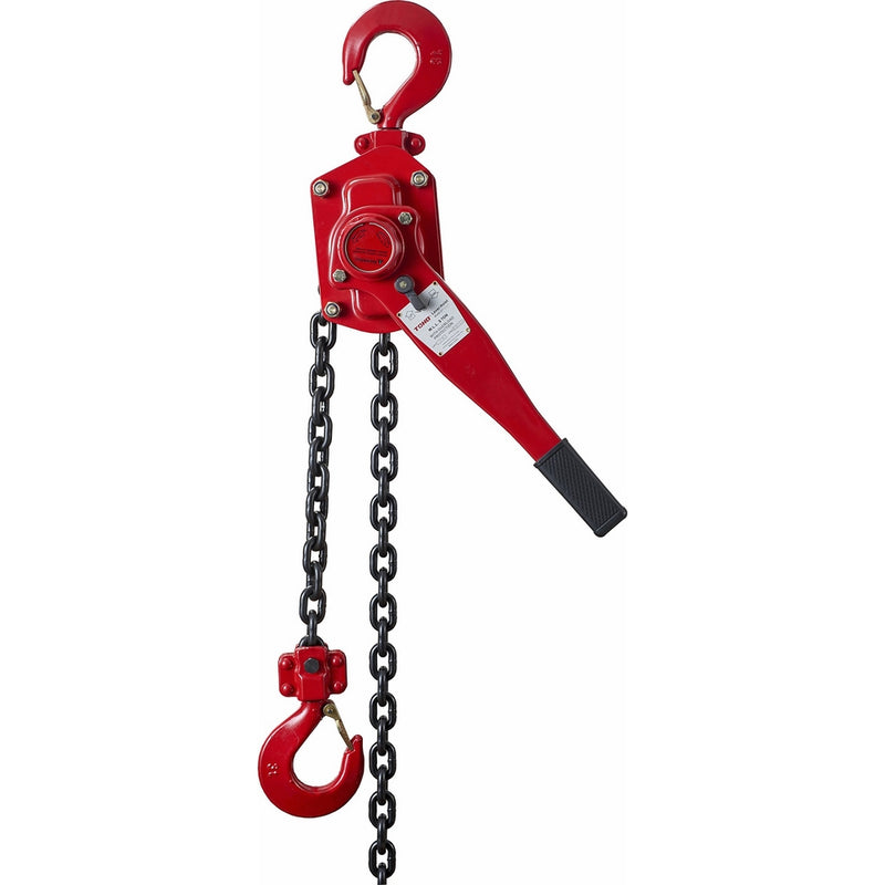TOHO HSH-616 OP Lever Block/Ratchet Puller Hoist with Overload Protection (3 Ton, 20 Foot Chain)