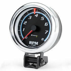 Equus 6076 2-1/2" Mini Tachometer, Chrome