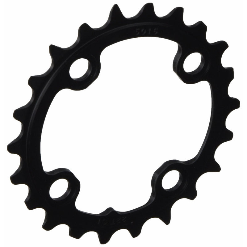 Truvativ Chainring Mtb 22t 4 Bolt 64mm Bcd Aluminium Blast Black 2 x 10, 3 x