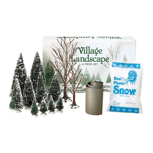 Department 56 Accessories for Villages Landscape Accessory Set