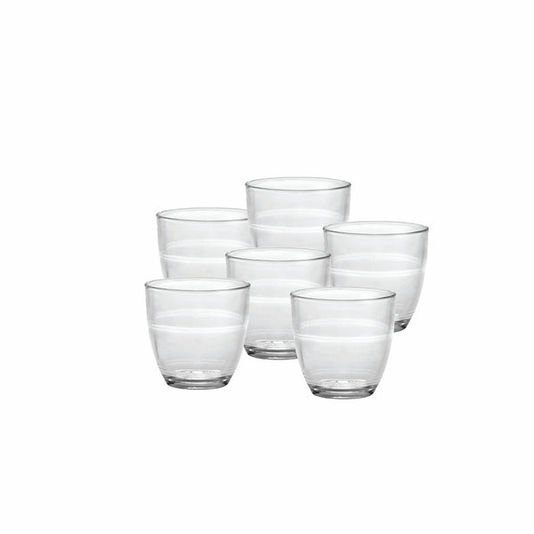 Duralex Made In France Gigogne 5-3/4-Ounce Glass, Set of 6