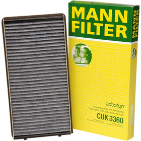 Mann-Filter CUK 3360 Cabin Filter With Activated Charcoal for selectPorsche models