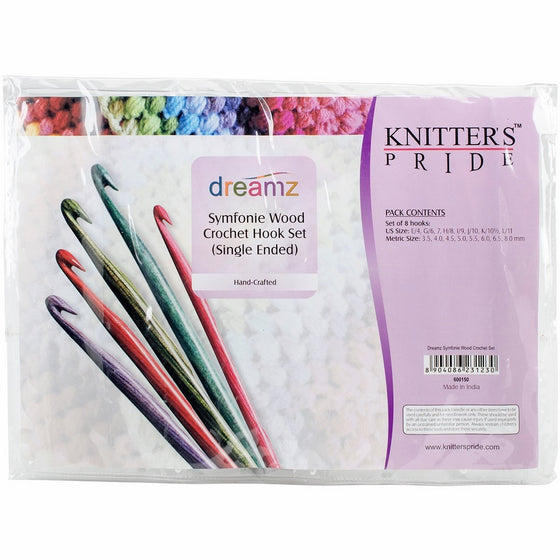 Knitter's Pride Dreamz 6-inch (15cm) Single Ended Crochet Hook Set 600150