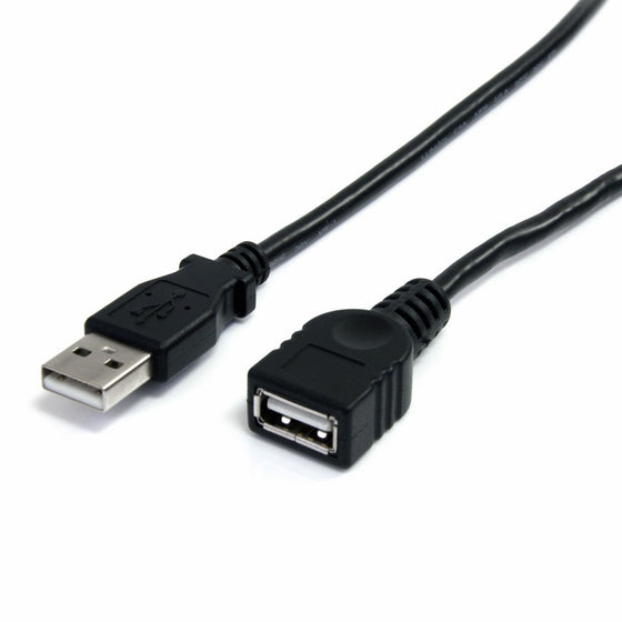 StarTech.com Black USB 2.0 Extension Cable A to A - M/F (USBEXTAA10BK)