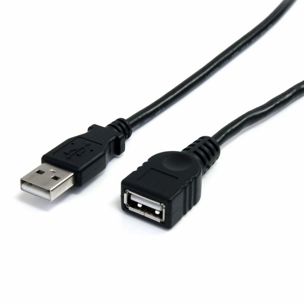 StarTech.com USBEXTAA3BK 3 Feet Black USB 2.0 Extension Cable A to A - M/F