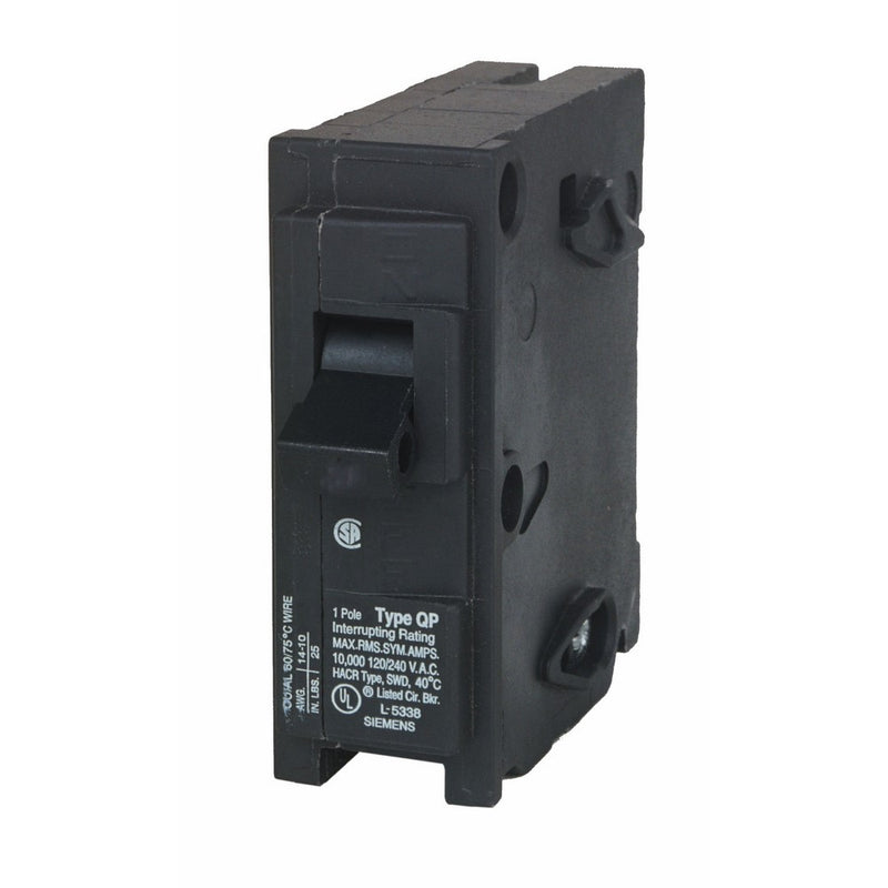Siemens Q125 25-Amp 1 Pole 120-Volt Circuit Breaker