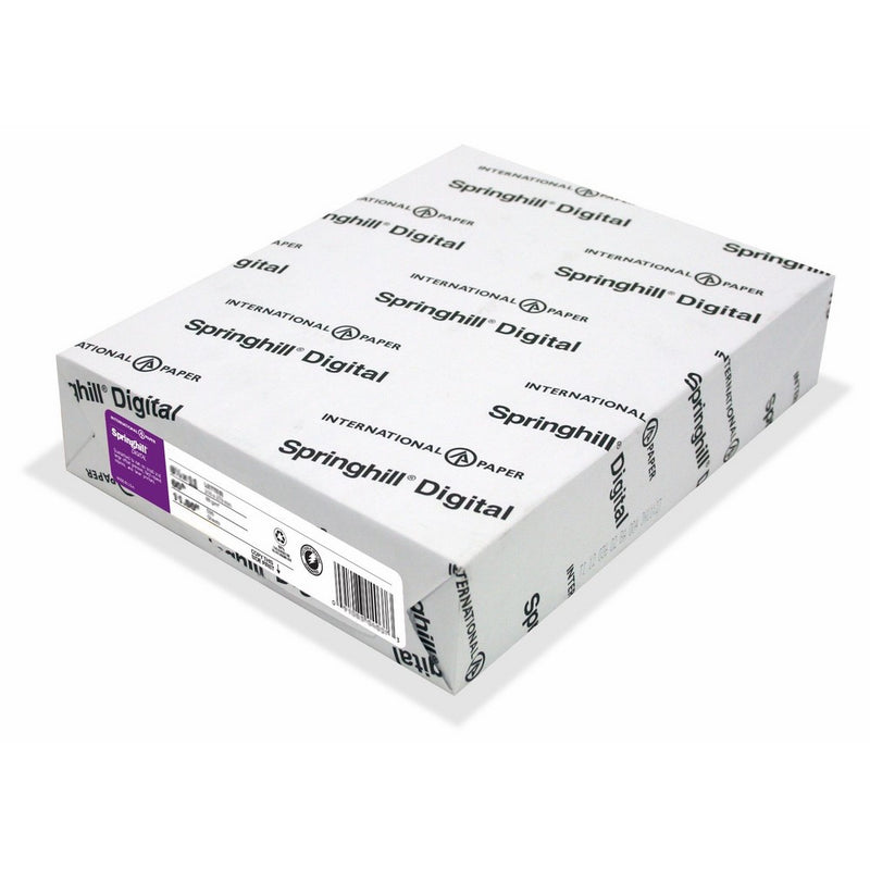 Springhill, Digital Vellum Bristol Cover Pink, 67lb, Letter, 8.5 x 11, 250 Sheets / 1 Ream, (076000R) Made In The USA
