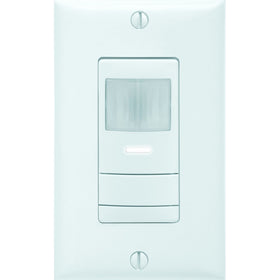 Sensor Switch WSX PDT WH Dual Detection Occupancy Single Pole Wall Switch Sensor, White