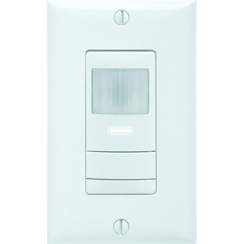 Sensor Switch WSX PDT WH Dual Detection Occupancy Single Pole Wall Switch Sensor, White
