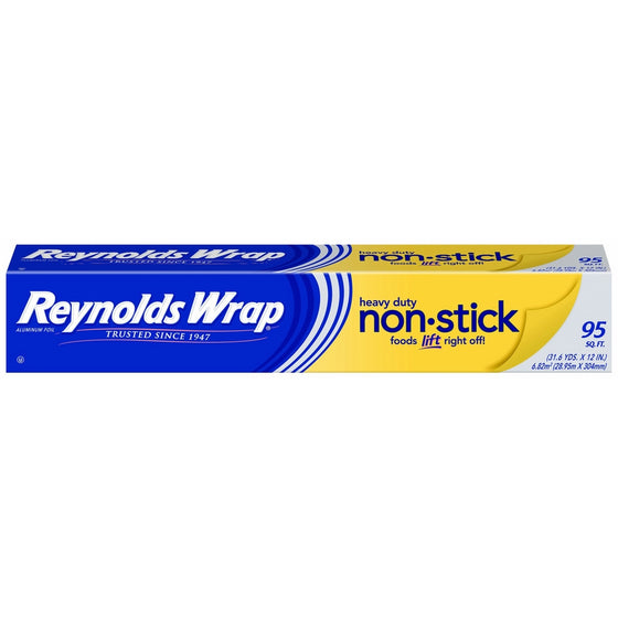 Reynolds Wrap Non-Stick Aluminum Foil (95 Square Foot Roll)