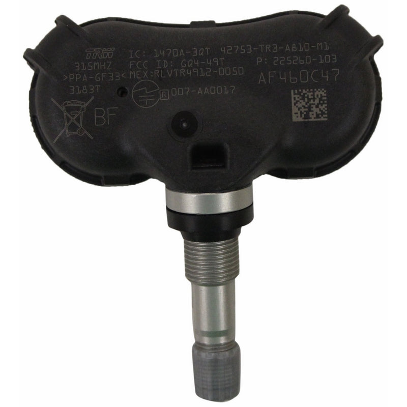 Genuine Honda 42753-TR3-A81 TPMS Sensor Assembly