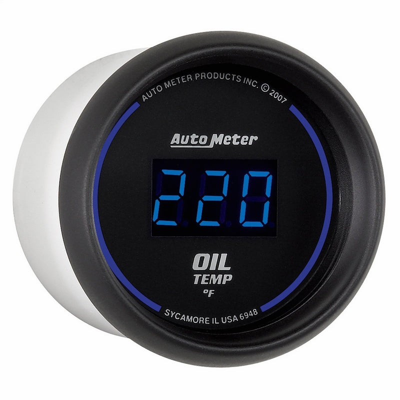 Auto Meter 6948 Cobalt Digital 2-1/16" 0-340 F Oil Temperature Gauge