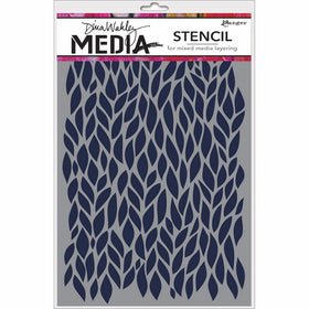 Ranger Leafy Dina Wakley Media Stencils, 6" by 9"