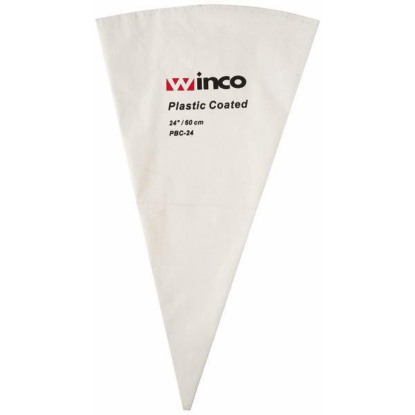 Winco PBC-24 Pastry Bag Cotton with Plastic Coating, 24-Inch