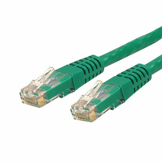 StarTech.com Green Molded RJ45 UTP Gigabit Cat6 Patch Cable - 25 Feet (C6PATCH25GN)